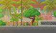 draw pixel art scene or background