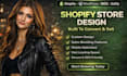 design and redesign shopify website wordpress, wix and sellfy ecommerce website