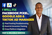 fix facebook ads pixel google ads ppc campaign adword  tiktok ad manager