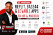 convert replit base44 apps to ios android with capacitor for appstore playstore