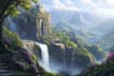 design amazing fantasy landscape