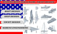 design detailed commercial ship hull structure with stability analysis