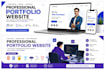 create a professional portfolio website