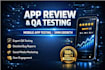 test review and promote your ios or android mobile app