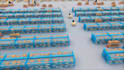 create 3d industrial animation for warehouse robotics, agv and amr automation