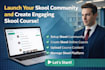 create online course content course curriculum skool community setup