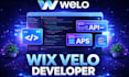 develop custom wix velo code, wix database, dynamic pages and API integration