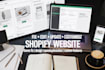 fix, edit, update, and customize shopify website