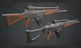 create detailed 3d weapon models for games, renders, and printing uses