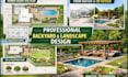 design landscape architect, backyard design, front yard design, architecture