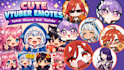 draw custom twitch emotes, vtuber emotes, chibi emotes for discord and stream