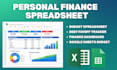 create personal finance budget spreadsheet google excel sheet debt payoff