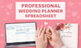 create wedding planner spreadsheet budget tracker and checklist in google sheets