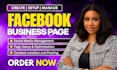 create and setup facebook business page