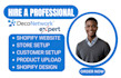setup deconetwork printavo shop, ghl and shopify store setup