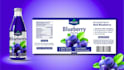 design custom box packaging, can bottle label dieline template with 3d mockup