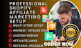 setup shopify affiliate marketing bixgrow awin ogad goaffpro uppromote refersion