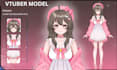draw and rig high quality live2d vtuber model, anime 2d vtuber, live 2d rigging