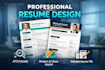 design a professional ats friendly CV and resume