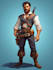 draw 2d game character or 2d game character