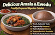 cook delicious amala and ewedu