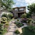 do 2d landscape design, backyard front yard, deck, pool