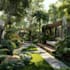 create backyard landscape design rendering