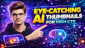 design eye catching ai youtube thumbnails for high CTR