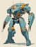 illustrate high quality futuristic mecha designs