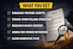 write high retention youtube scripts for finance and business