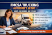 handle your fmcsa compliance usdot mc number and boc3 filing