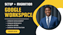 google workspace business email setup, gmail domain setup, dns, email migration