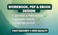 design a professional workbook, pdf or ebook in canva