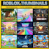 design roblox game thumbnails that get clicks