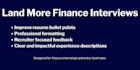 review and improve your finance internship resume