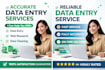 professional data entry, web research and google sheets work