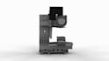 create realistic 3d industrial animation for cnc machines and factories