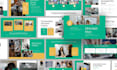 design professional company, modern, corporate powerpoint presentation
