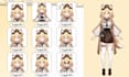 draw and rig live2d vtuber model, anime vtuber, vtuber ref sheet, vtuber artist