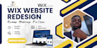 redesign wix website, revamp wix website or fix wix website issues