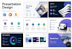 create a modern canva presentation or powerpoint slides design