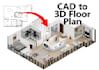create a realistic 3d floor plan