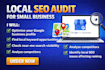 do professional local SEO audit for your small business