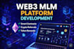 build web3 referral platform with smart contracts and token rewards