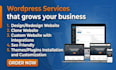 redesign, convert figma to wordpress, PSD to elementor, lovable to wordpress