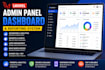 create custom admin dashboard with reports and analytics