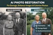 restore and enhance your old photos professionally