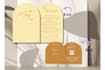 design a custom wedding invitation suite with rsvp and details card