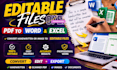 create editable fillable pdf form