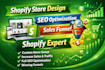 design and optimize your shopify store with SEO